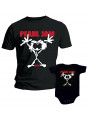 Duo Rockset Pearl Jam Father's T-shirt & Pearl Jam Baby Grow Baby
