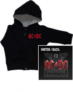 Baby Hoodies ACDC Black Ice Zip