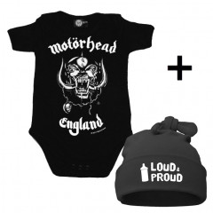 Infant Giftset Motörhead Creeper infant/baby & Loud & Proud Hat