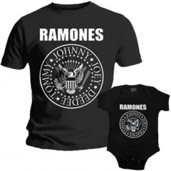 Duo Rockset Ramones Father's T-shirt & Ramones Baby Grow Baby