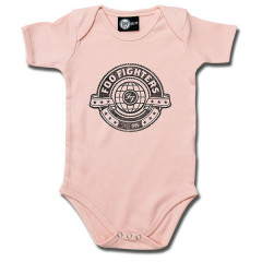 Foo Fighters Baby Grow Logo Pink