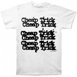 Cheap Trick Kids T-Shirt Stacked Logo White