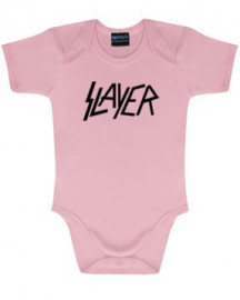 Slayer Baby Grow Logo Pink