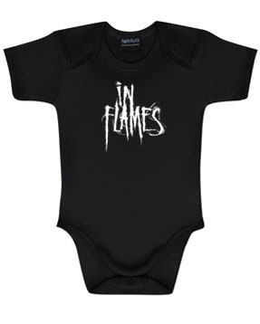 In Flames Baby Romper rock metal grow Logo In Flames (Clothing)