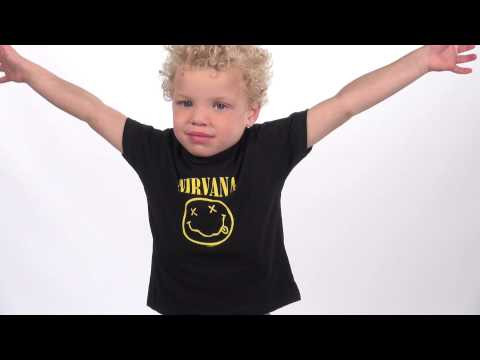 Duo Rockset Nirvana Father's T-shirt & Kids T-Shirt Smiley