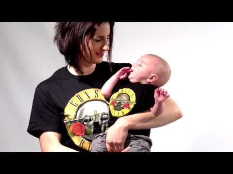 Duo Rockset Guns N' Roses Mother's T-shirt & Guns N' Roses T-shirt Baby