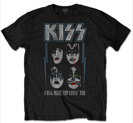 Kiss Kids T-shirt Made For Loving You