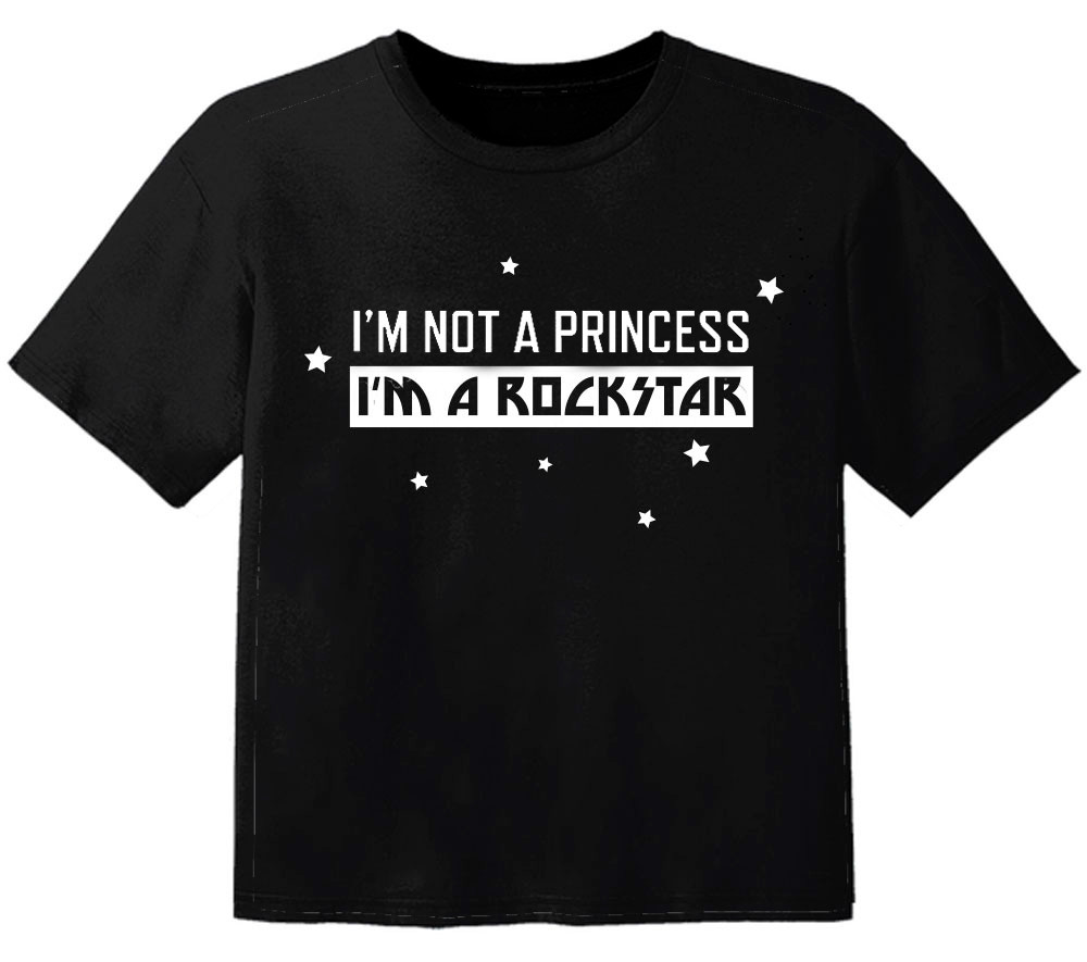 rock kids t-shirt im not a princess im a rockstar