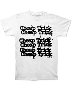 Cheap Trick Kids T-Shirt Stacked Logo White