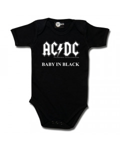 ACDC Baby Grow AC/DC Black
