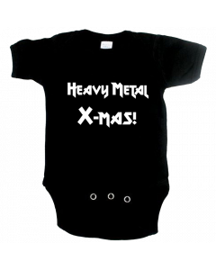 Cool baby onesie Heavy Metal Christmas