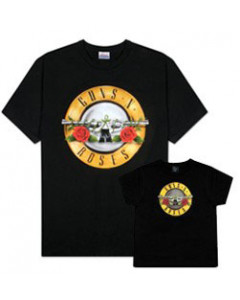 Duo Rockset Guns 'n Roses Father's T-shirt & Baby T-Shirt