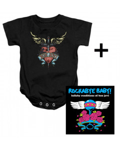 Baby rock giftset Bon Jovi Baby Grow Heart & CD
