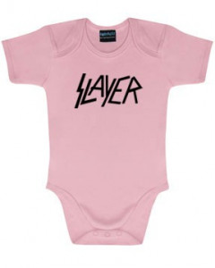Slayer Baby Grow Logo Pink